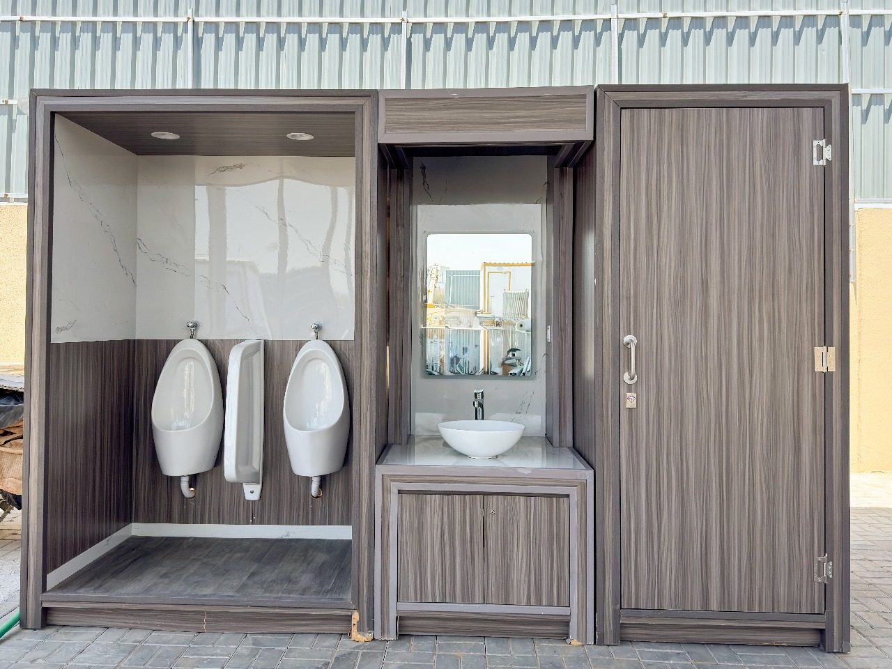 Urinal, Wash Basin and Flexi Loo