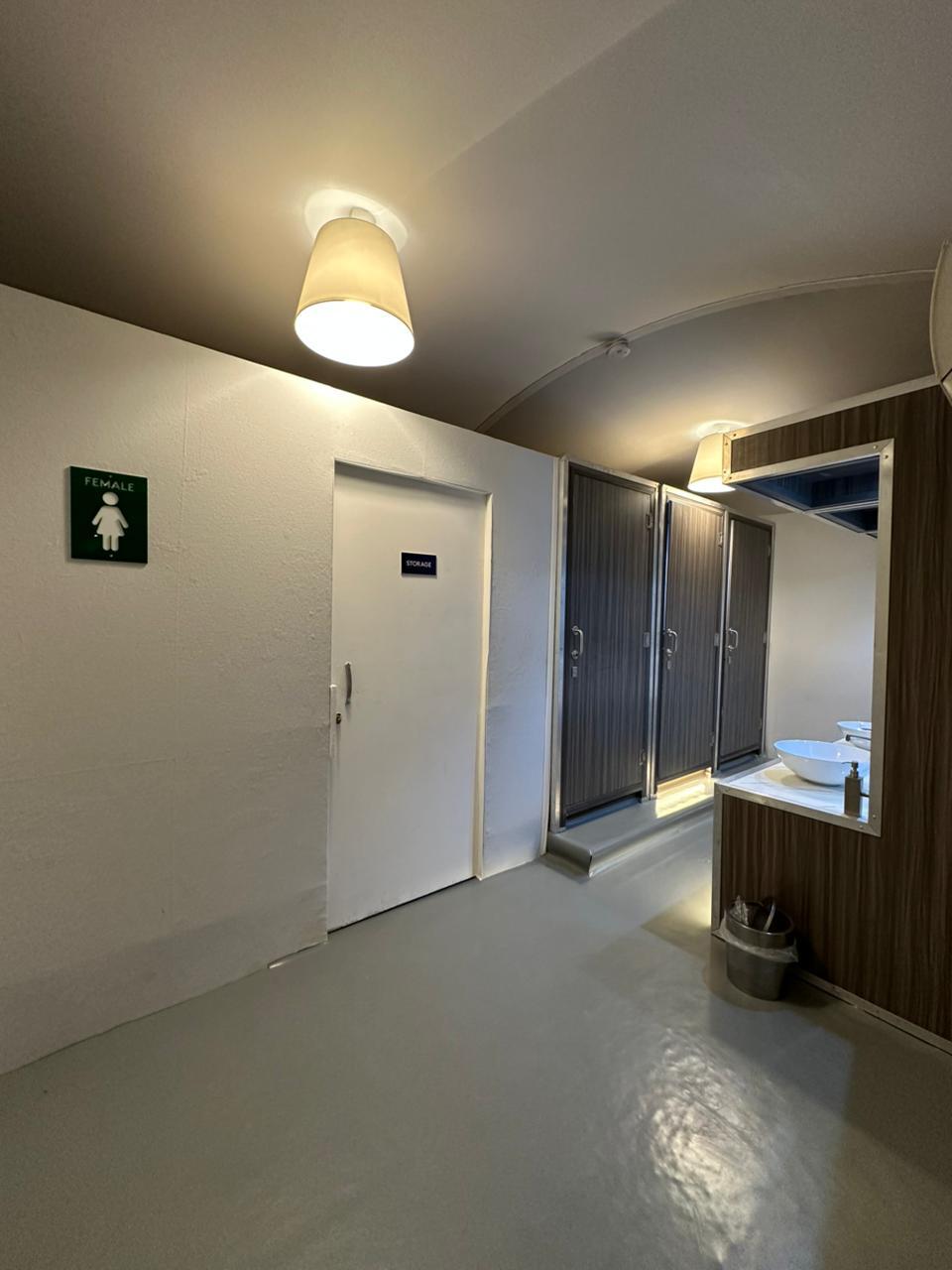 Flexiloo female unit - dedicated women's portable toilet facility