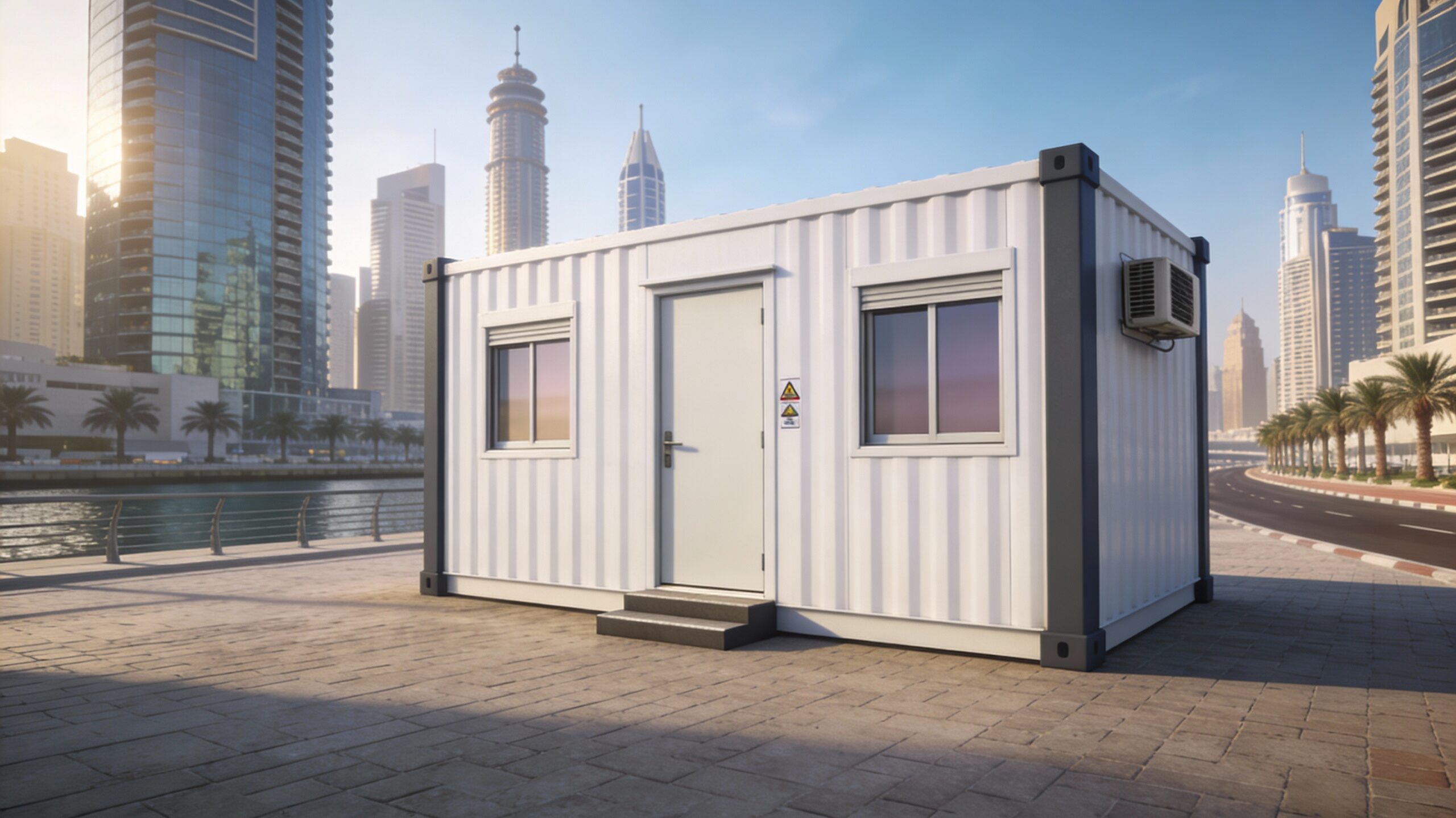 Professional porta cabin offices for construction sites in UAE and KSA